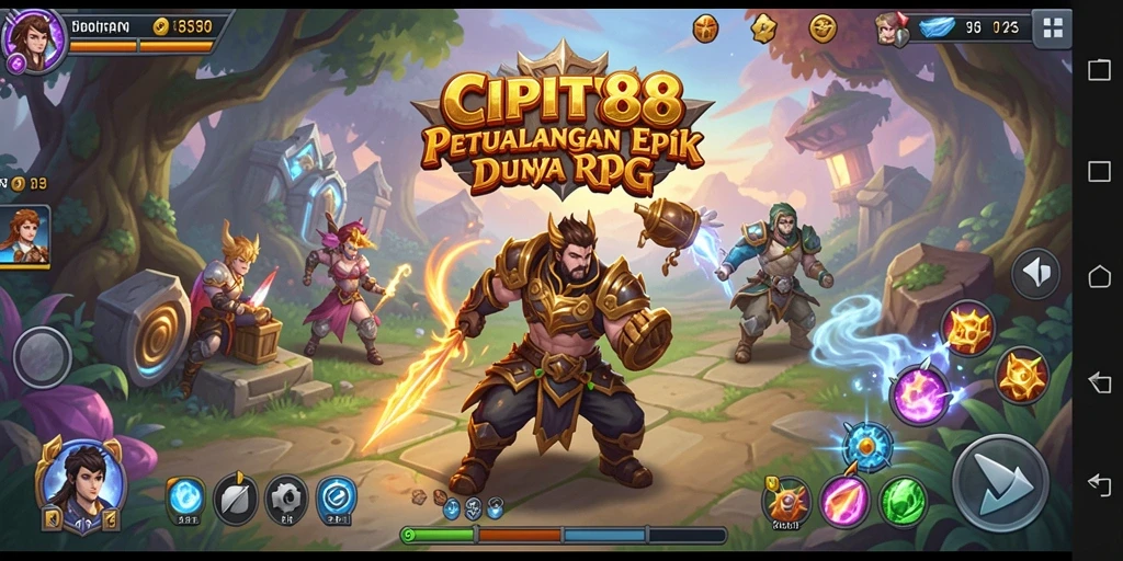 Screenshot menampilkan gameplay RPG yang menarik di dunia <strong>CIPIT88</strong>.