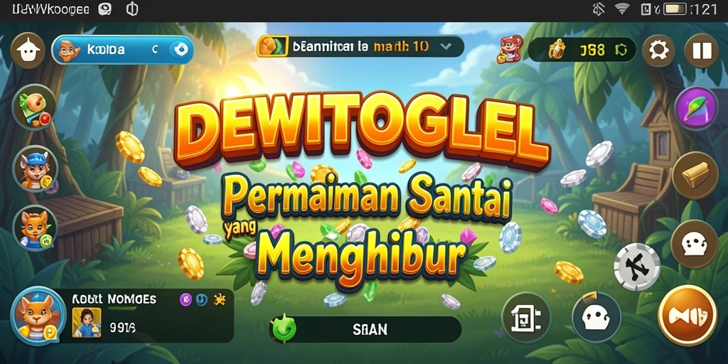 Tangkapan layar DEWITOGEL menunjukkan keseruan gameplay yang menenangkan.