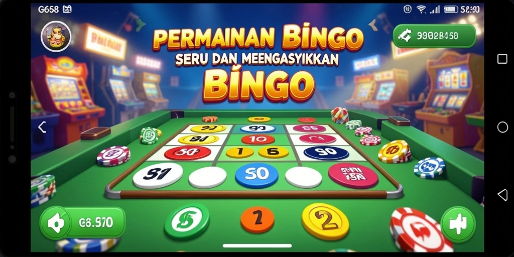 Tangkapan layar utama G668 menampilkan pengalaman bermain Bingo yang seru.