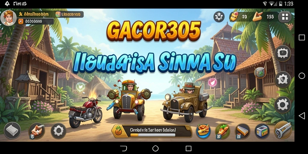 Screenshot gameplay GACOR305 menampilkan dunia simulasi yang menakjubkan.