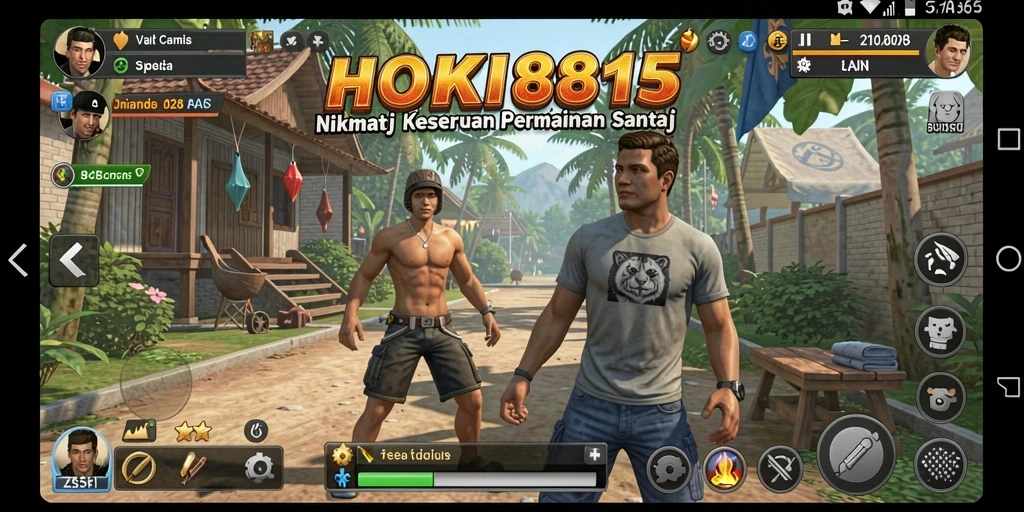 Tampilan gameplay HOKI8815 yang seru dan menarik.
