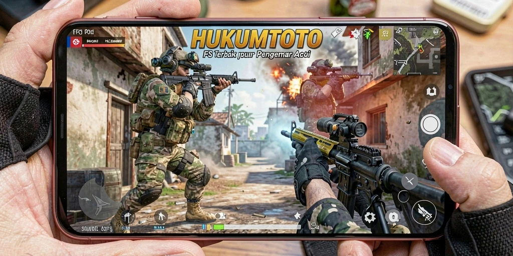 Tampilan gameplay HUKUMTOTO yang penuh aksi dan strategi.