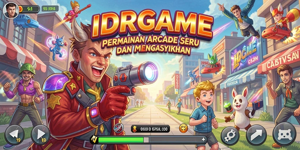 Tampilan gameplay seru dan dinamis dari IDRGAME.