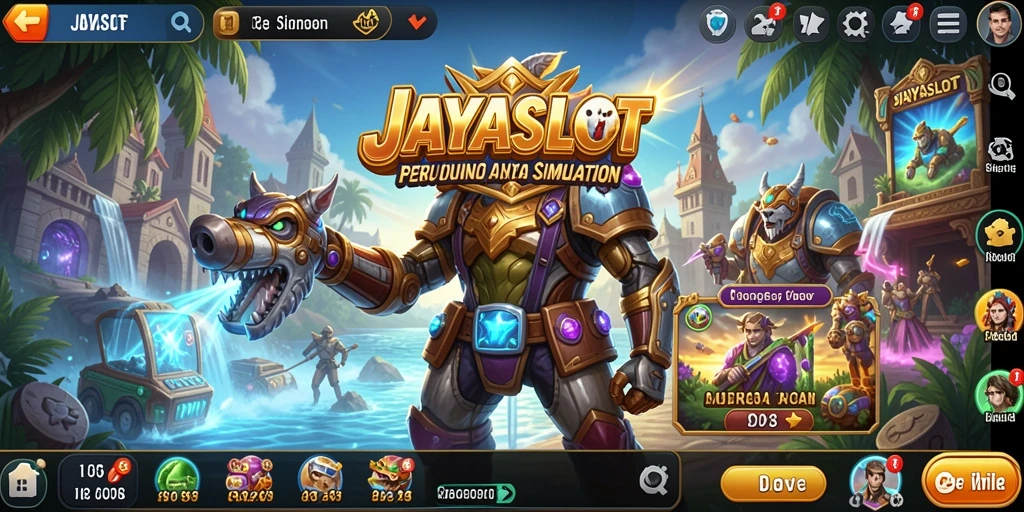 Tampilan gameplay menarik dari JAYASLOT yang penuh warna dan interaksi.