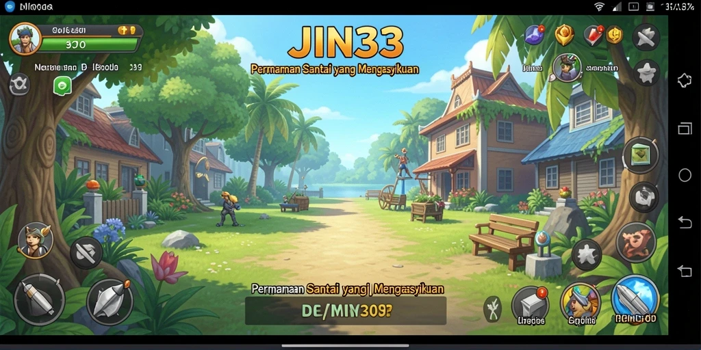 Screenshot JIN33 menampilkan gameplay yang ceria dan interaktif.