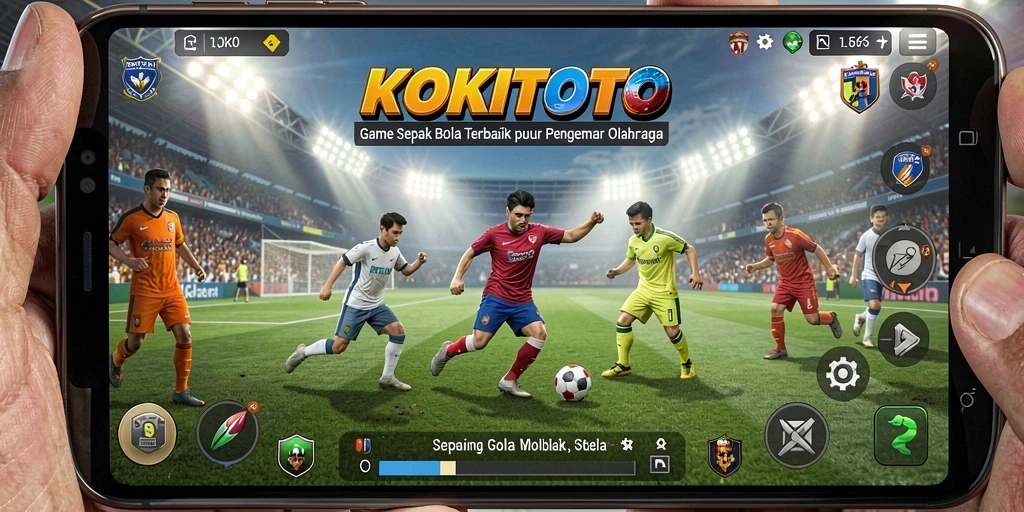 Tampilan menarik dari gameplay KOKITOTO yang seru.
