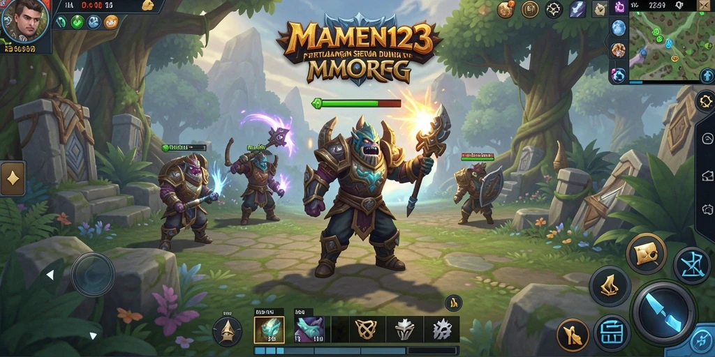 Tampilan gameplay MAMEN123 yang memukau dan seru.