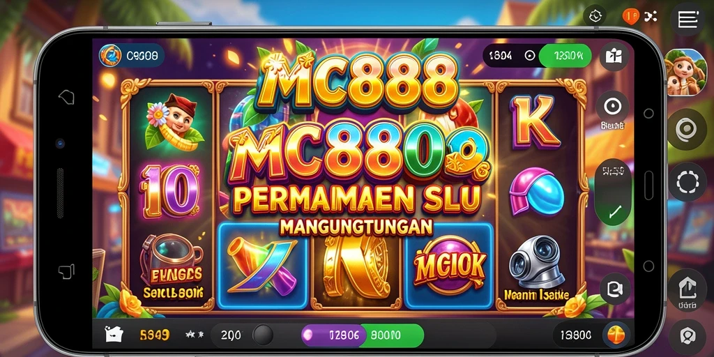 Tampilan gameplay yang menarik dari MC888 dengan berbagai slot.