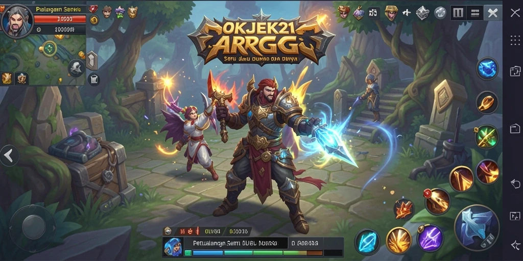 Tampilan gameplay ARPG yang menggugah selera dan menantang.