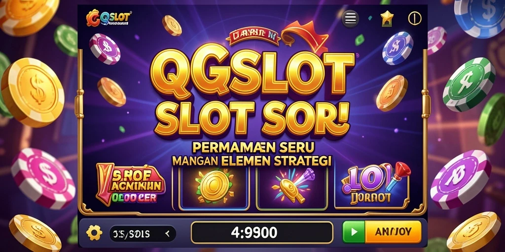 Screenshot gameplay QQSLOT menunjukkan aksi seru dan interaksi pemain.