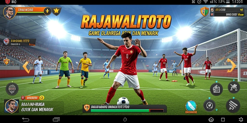 Tampilan gameplay RAJAWALITOTO yang mendebarkan dalam olahraga.