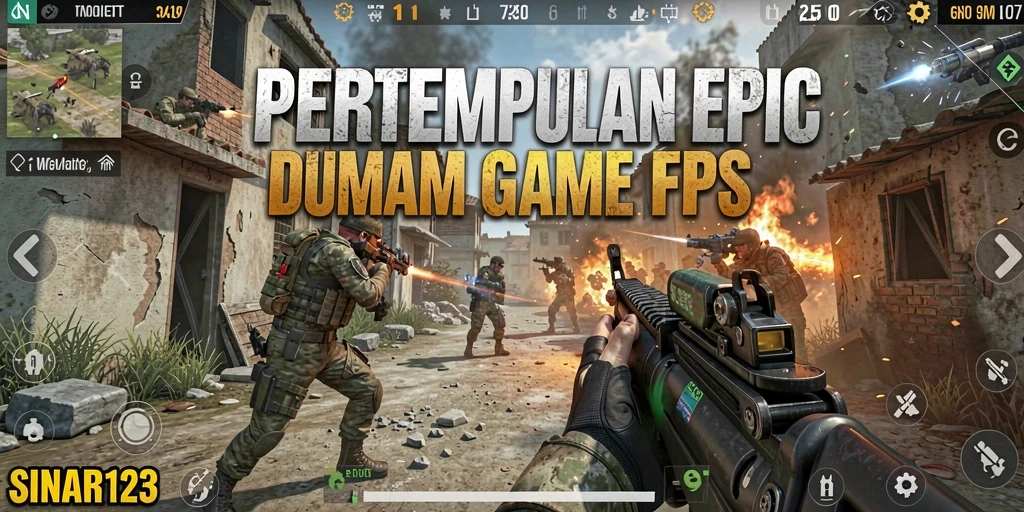 Tampilan aksi seru dalam gameplay SINAR123