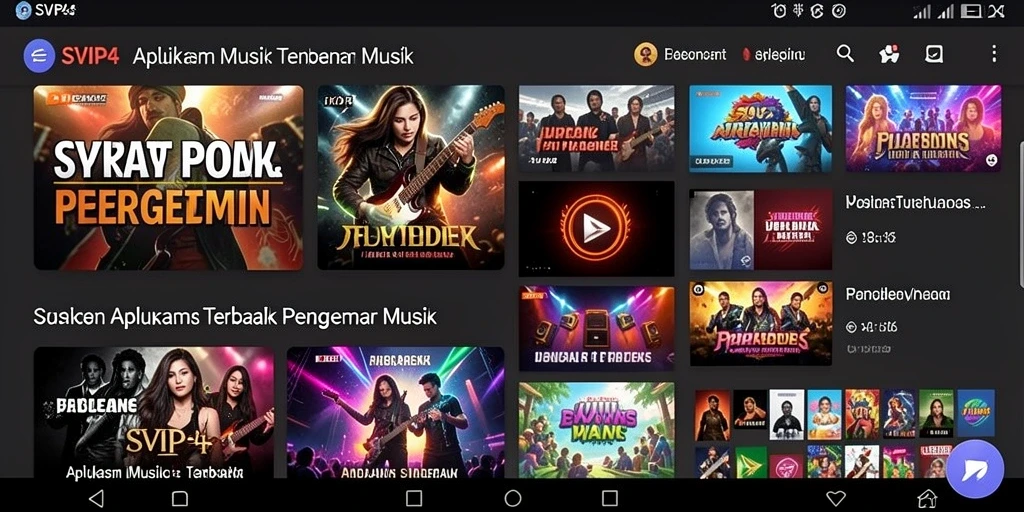 Tampilan gameplay menarik di SVIP4 dengan berbagai fitur musik.