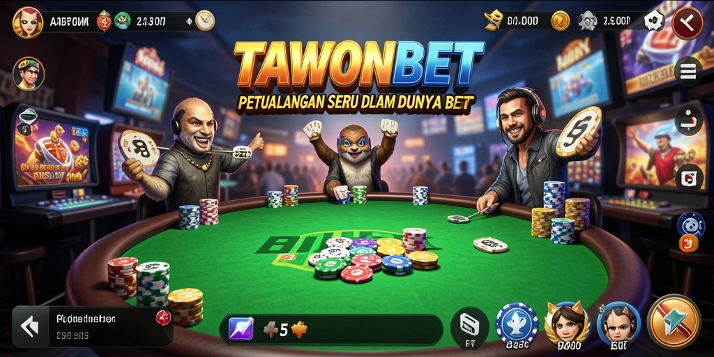 Tampilan gameplay seru dalam TAWONBET yang penuh petualangan.