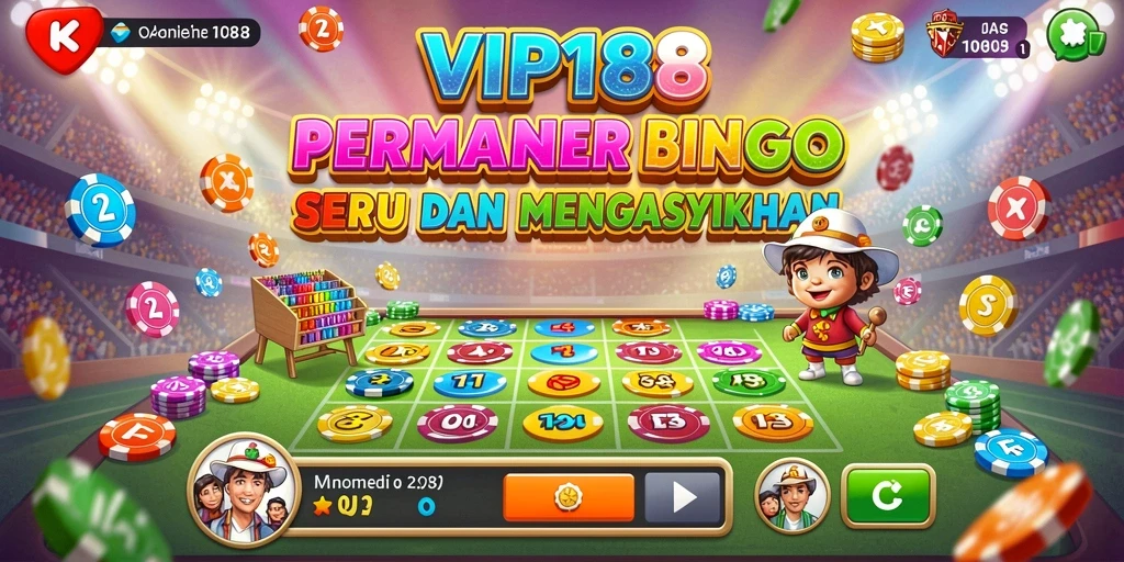 Tampilan menarik dari gameplay Bingo di VIP188.